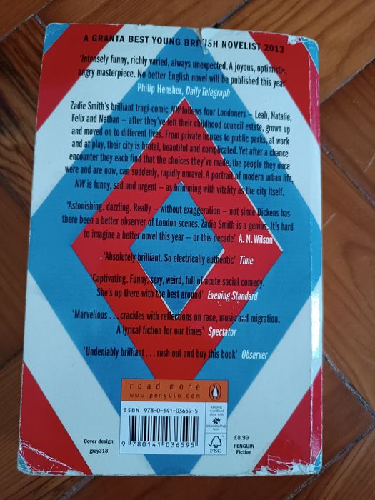 N W, Zadie Smith