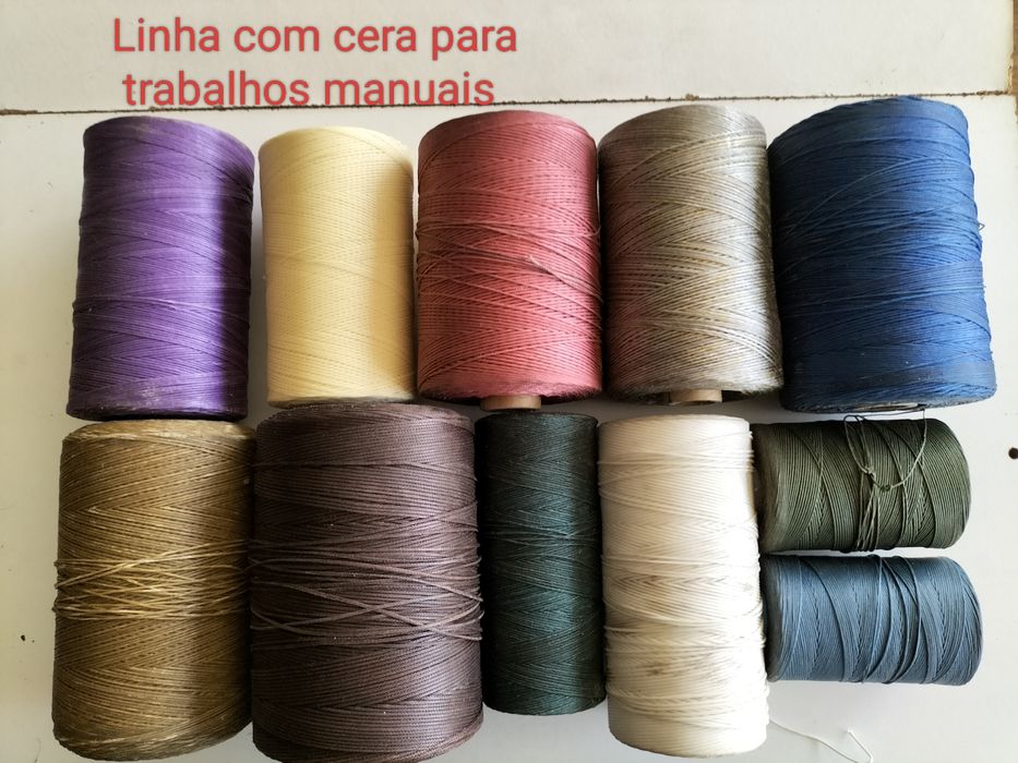 Linha Costura Coats & Linha cera cozer manual & Linha Golf Coats