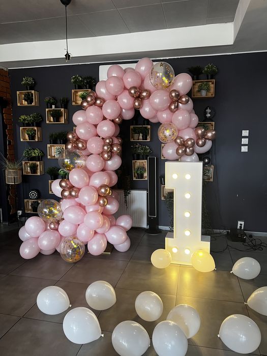 Napis LEDowy LOVE, PARTY, miłość, 18!