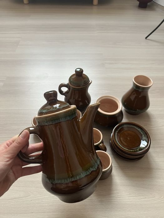 Serwis do kawy herbaty PRL VINTAGE
