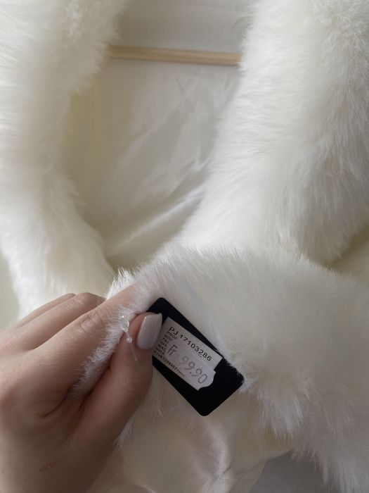 Нова, хутрова, весільна накидка на сукню/весільна шубка