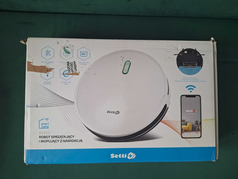 Odkurzacz robot sprzątający i mapujący Setti+ rv500 smart
