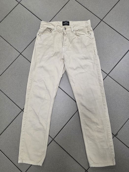 Mads Norgaard beżowe jeansy męske 31 proste