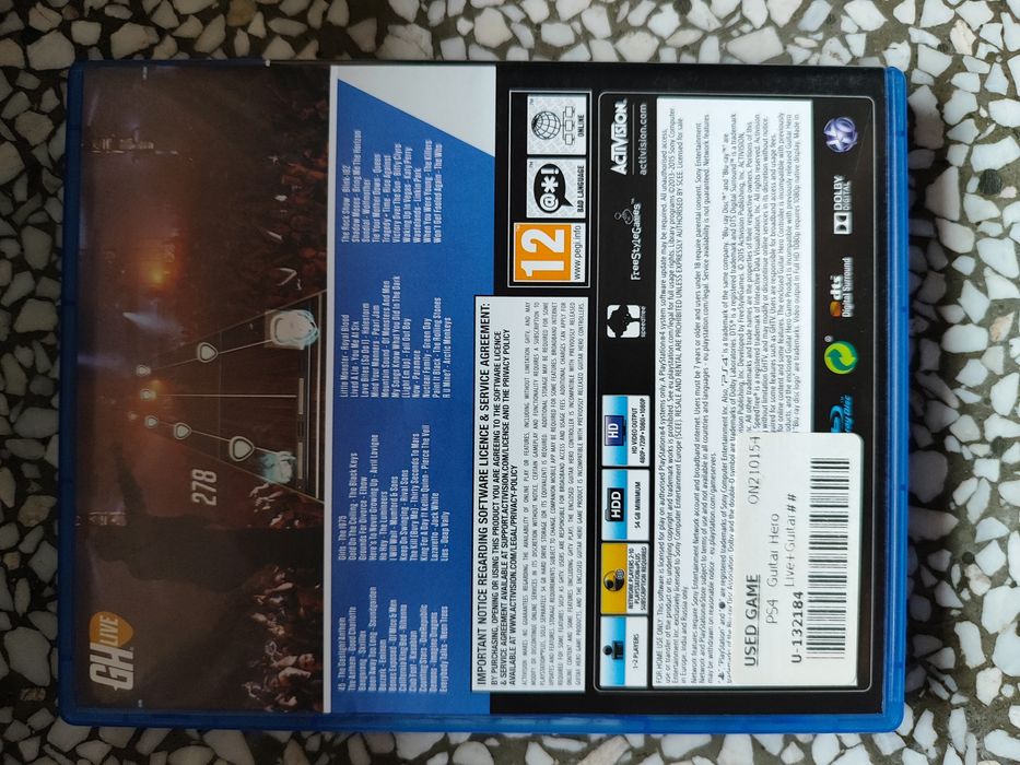 Guitar Hero Live PlayStation 4