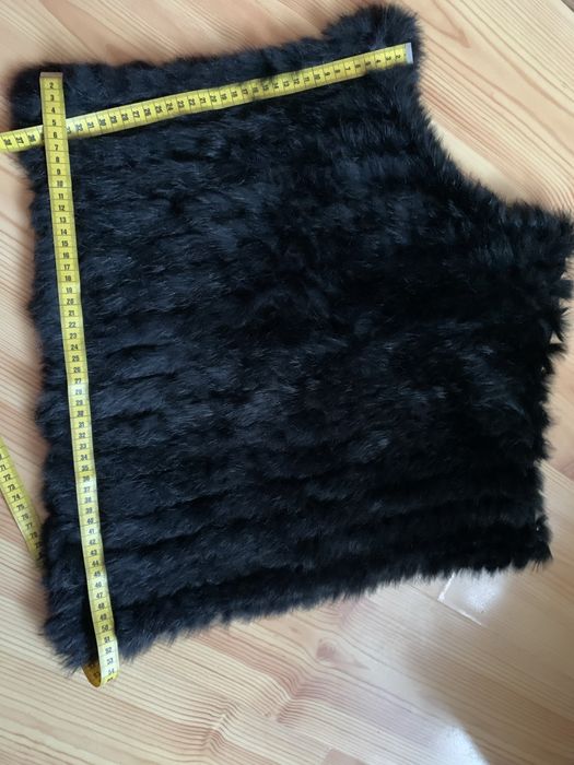 Futro, narzutka peleryna