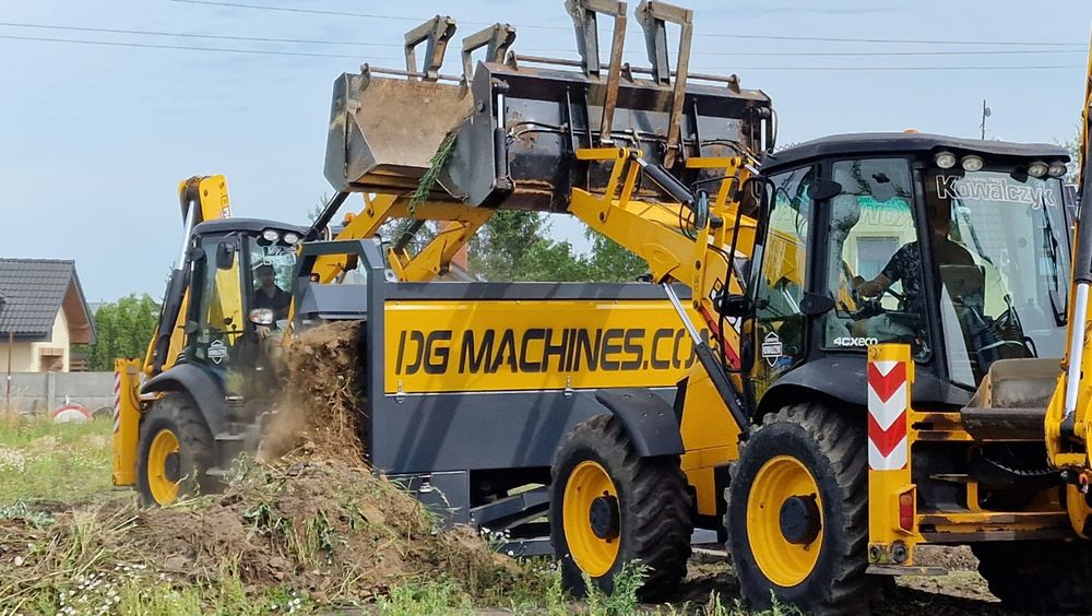 Przesiewacz wynajem przesiewacza 2, 3 frakcje DG MACHINES