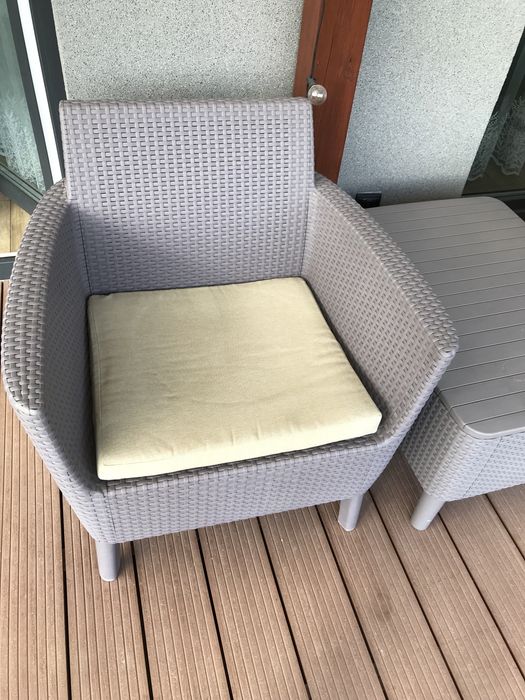 Zestaw ogrodowy ratanowy