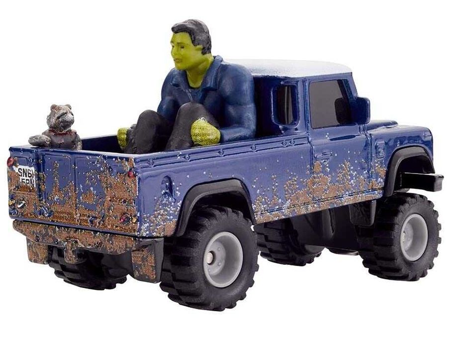 Hot Wheels Land Rover Defender  110 Pick Up - Hulk, Marvel SDCC - 2020