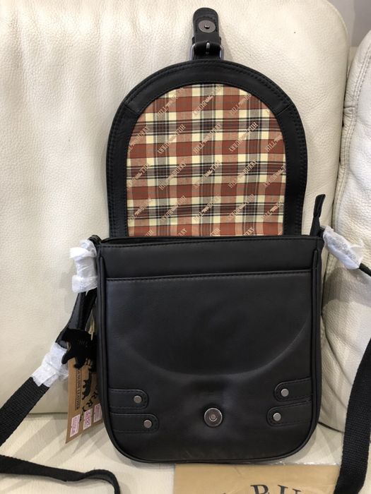 Hill Burry Кожаная Сумка Мессенджер Hill Burry из натуральной кожи