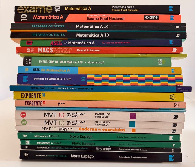 Livros de Matemática – 10.º Ano