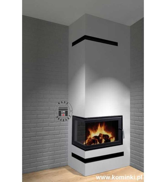 Zestaw kominkowy do samodzielnego montażu ID_04 Premium lewy stalowy