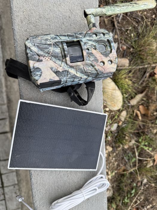Camara caça 4G com painel solar