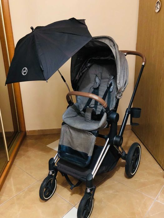 Wózek dziecięcy Cybex Priam 2.0 gondola + spacerówka (+ akcesoria)