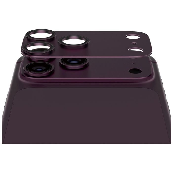 Szkło hartowane na obiektyw PanzerGlass  Fender Camera Protector do iPhone 18 Pro wiśniowy