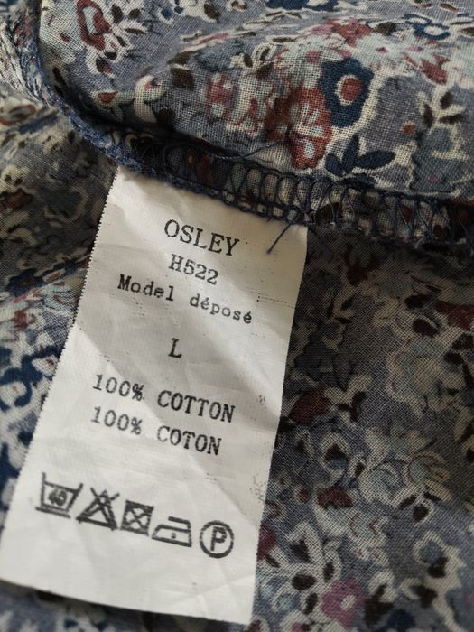 Sukienka OSLEY, niebieska łąka