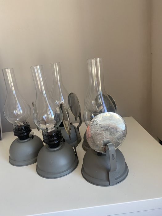 Гасові керосинові лампи скло колби