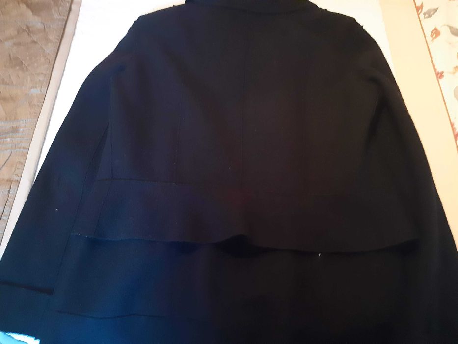 Fato elegante saia e casaco, Alain Manoukian, preto, 70% lã
