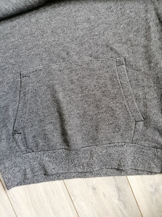 Bluza męska, szara, kangurka, z kieszenią, M, Divided