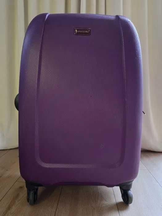 Puccini Walizka średnia ABS01 B 7B Purple Fioletowy