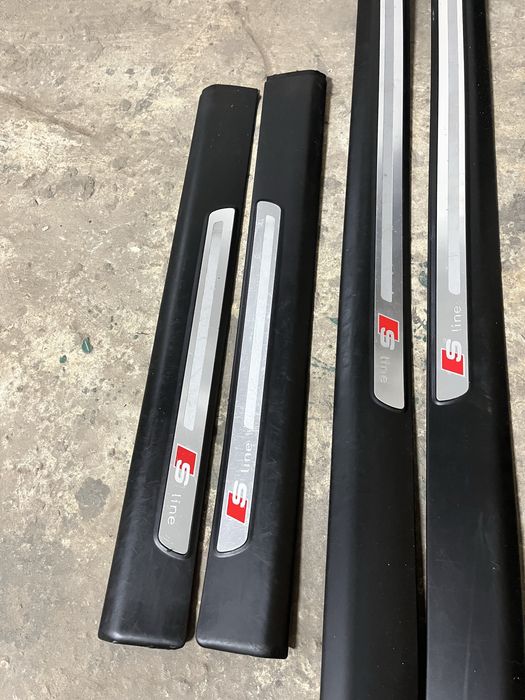 Накладки порога a6 c6 s-line розборка шрот запчастини