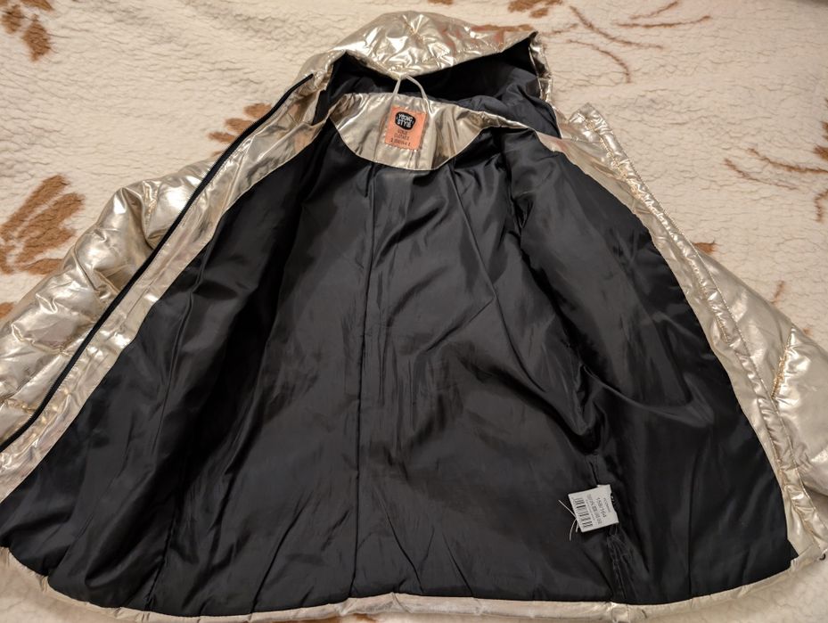 Kurtka dziewczęca Yoong Style 158 164 złota