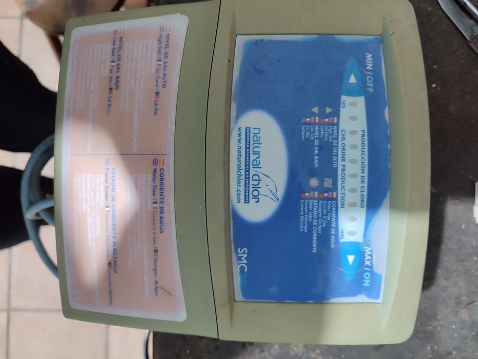 Clorador salino para piscina