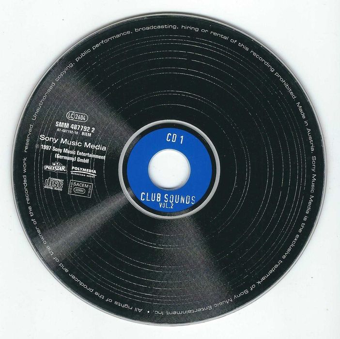 2 CD - Club Sounds Vol. 2 (1997) (Polystar)