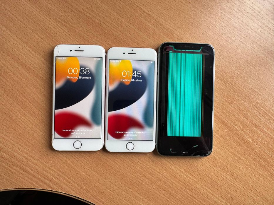 Лот айфонів Apple Iphone 11, 6S, 7 без айклаудів