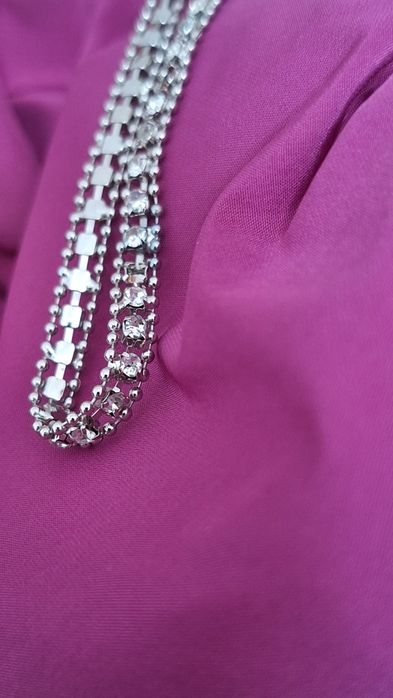 Vestido de festa Rosa/ Roxo Mango Limited Edition