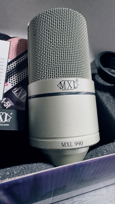 MXL 990 – Mikrofon pojemnościowy | Stan BDB | Domowe studio