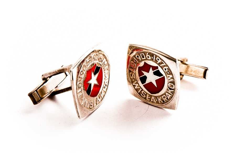 Spinki do Koszuli - 13,19g - 70 lat GTS Wisła Kraków - IMAGO ARTIS