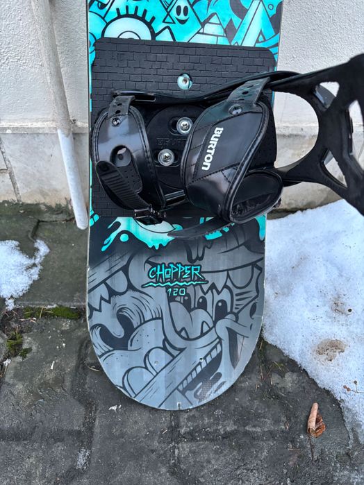 Burton chopper 120 cm z wiązaniami