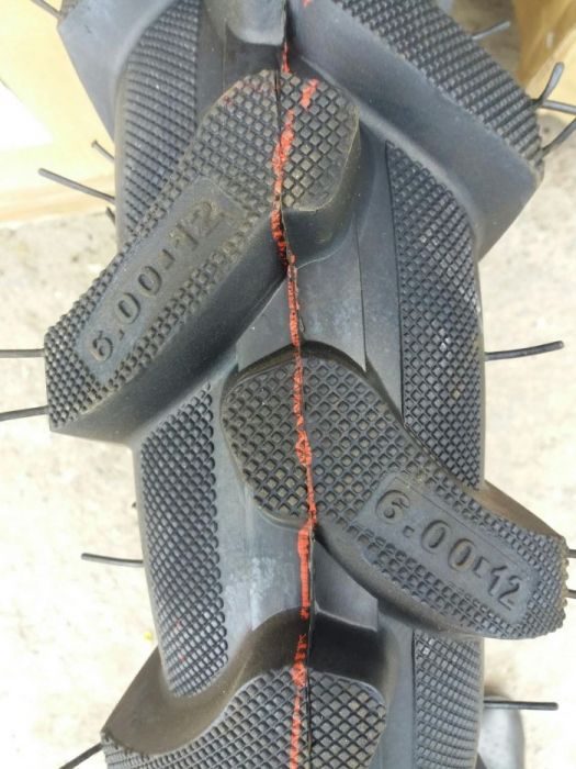 Резина, колёса на мотоблок 10 слойная, Индонезия, 6-00-12.