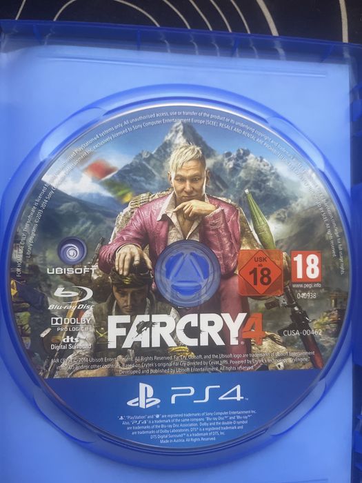 Farcry 4 plyta ps4