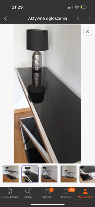 Konsula stolik premium loft
