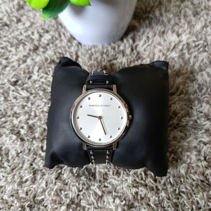 Nowy zegarek damski Rebecca Minkoff skórzany pasek