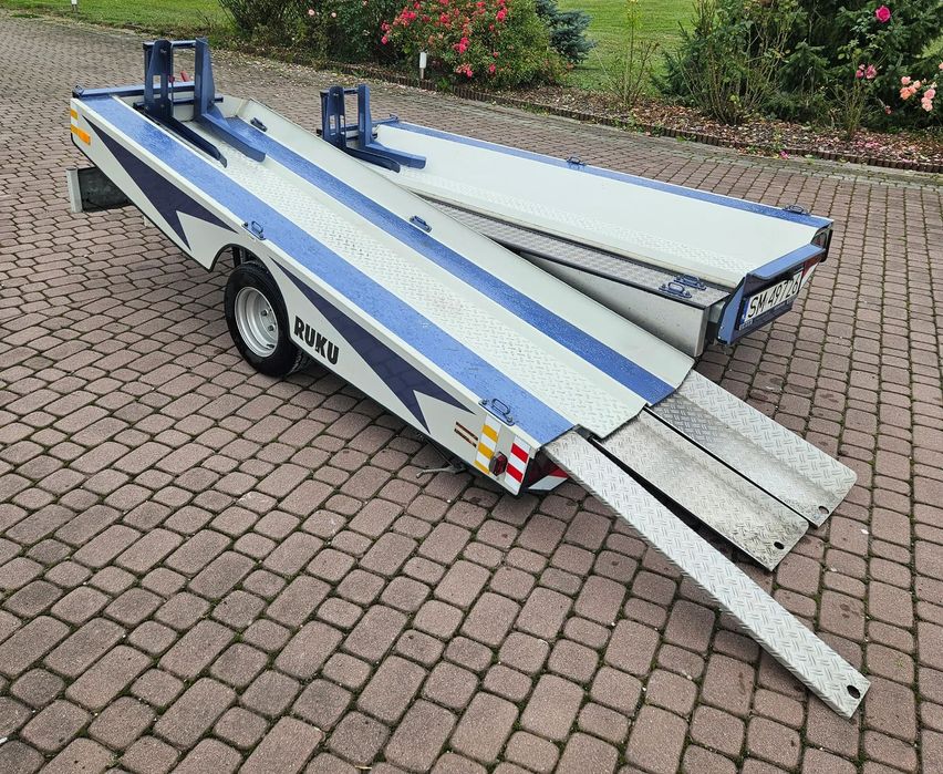 Ruku  Przyczepa motocyklowa na 2 motocykle