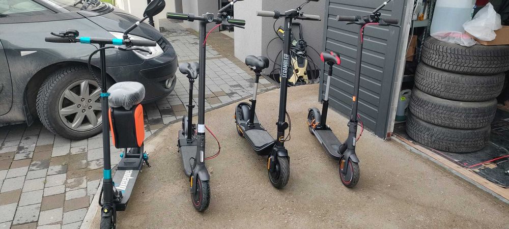 Hulajnoga elektryczna BEEPER z siodelkiem, torba