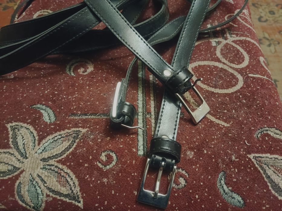 Молнии черные 60см Ремни