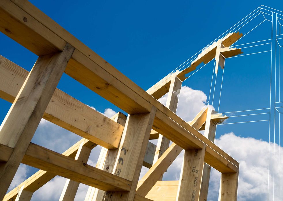 Drewno konstrukcyjne klejone kantówki - KVH BSH C24 - 13m