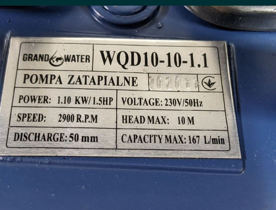 Насос WQD pompa Zatapialne дренажний фекальний