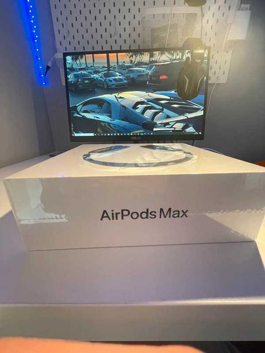 Apple Airpods Max, sluchawki nauszne czarny