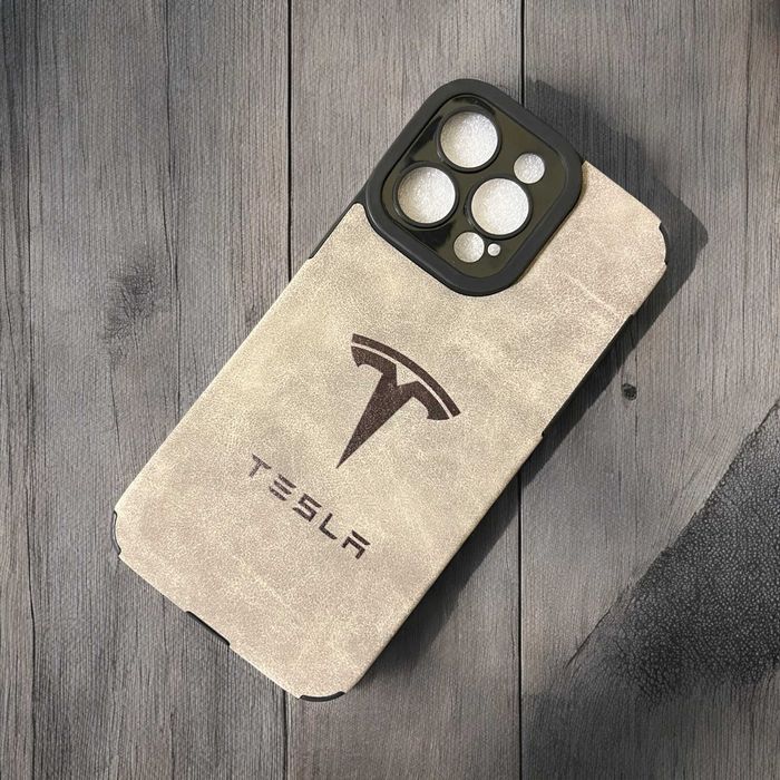 Силіконовий Чохол Tesla для iPhone,Чехол Тесла, Еко-замш Сірий (Grey)