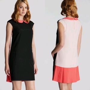 okazja TED BAKER Judeo LUX oryginalna czarna koralowa sukienka r. 0