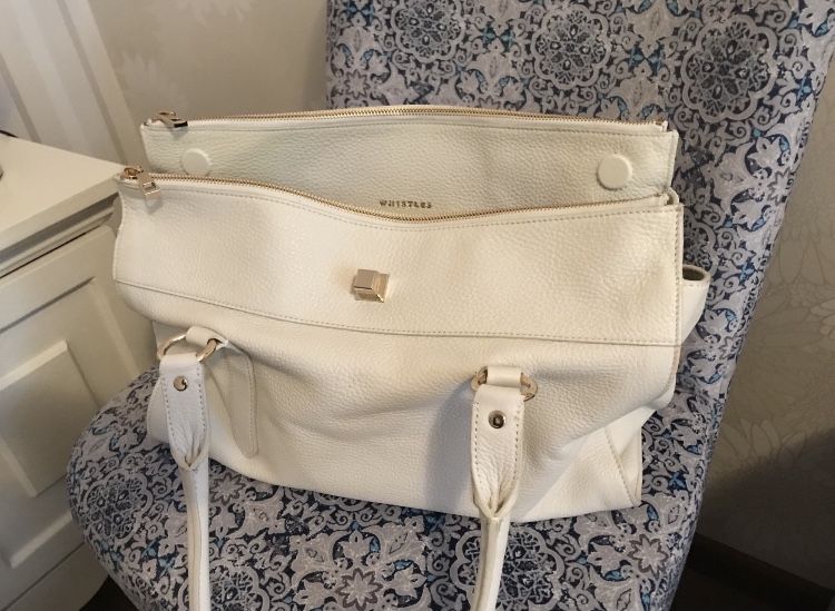 Кожанная сумка английского бренда Whistles