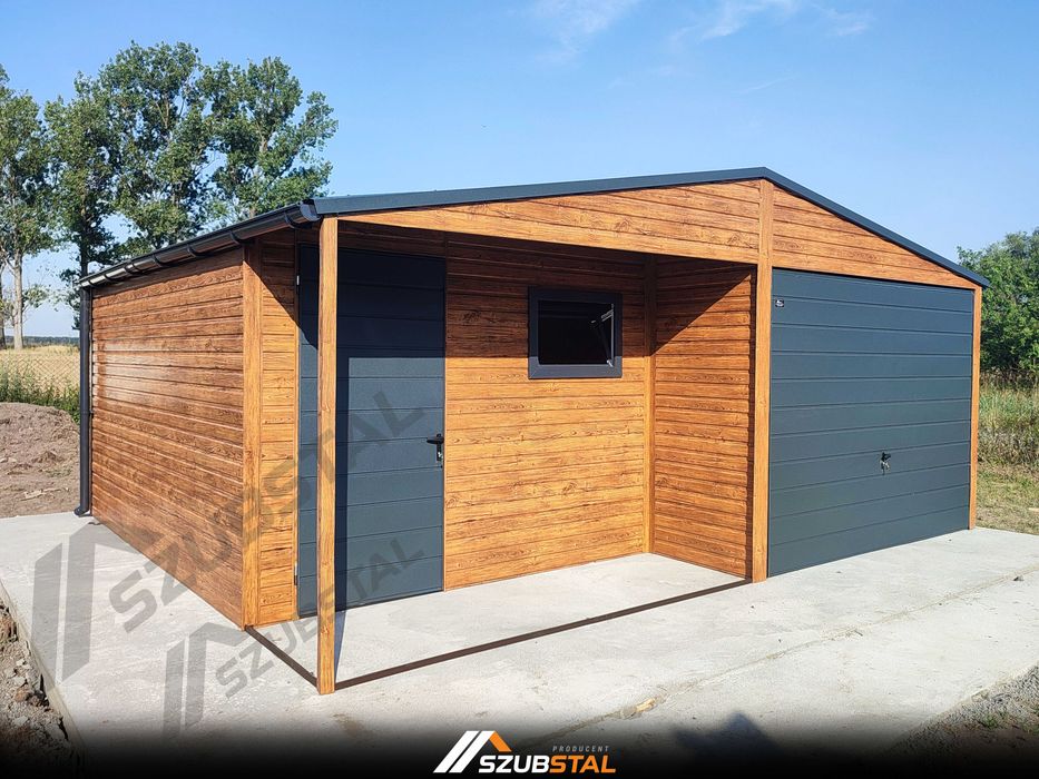 Garaż blaszany 6x5 6x6 9x5 9x6 12x6 PRODUCENT seria Premium Line