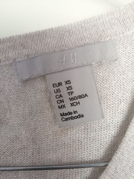 Camisola malha metalizada