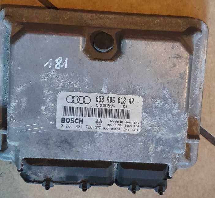 Sterownik komputer silnika 038906018AR 1.9 TDI Audi A3 038906018AH 0281001728 0281001693