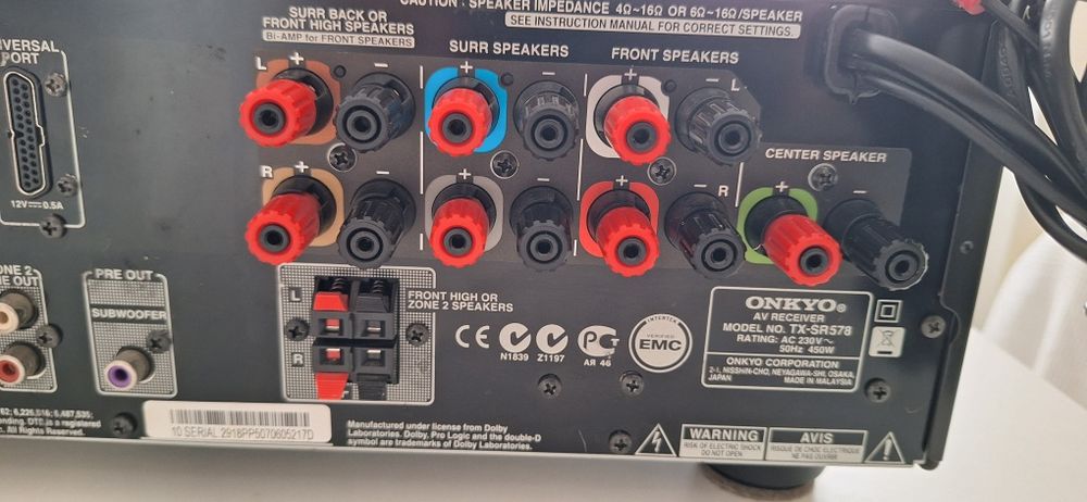 Amplificador ONKYO TX SR 578
