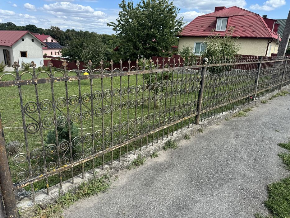 Продаємо пліт,огорожа  металевий 1 проліт 3 м